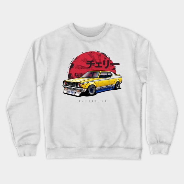 Cherry gx-twin 1976 Crewneck Sweatshirt by Markaryan